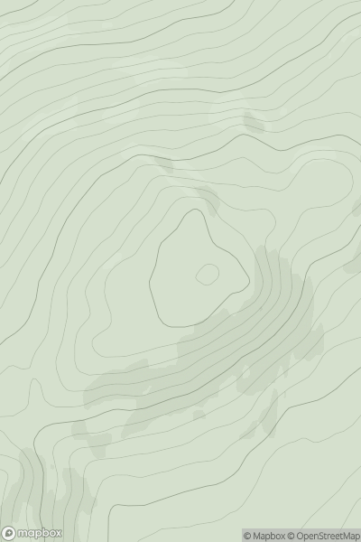 Thumbnail image for Craig Hill [Loch Tay to Perth] showing contour plot for surrounding peak